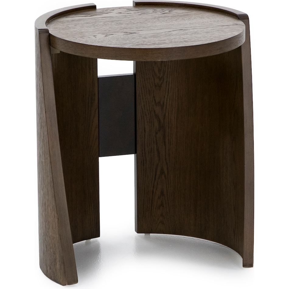 flxd brown end table lyra  