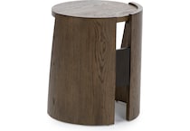 flxd brown end table lyra  