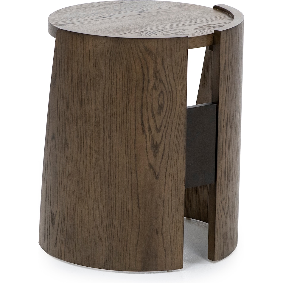 flxd brown end table lyra  