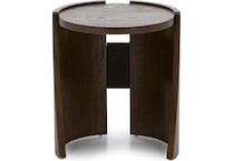 flxd brown end table lyra  