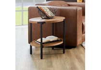 flxd brown end table mlw  