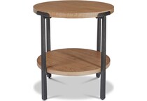flxd brown end table mlw  
