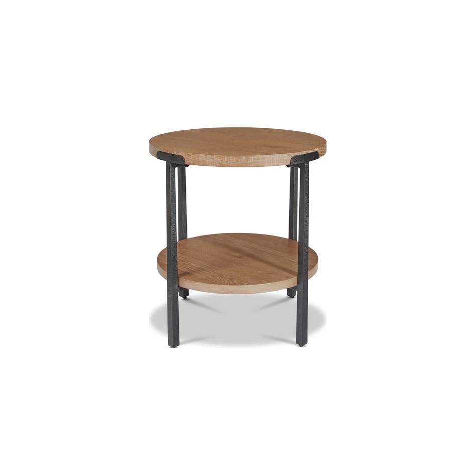 flxd brown end table mlw  
