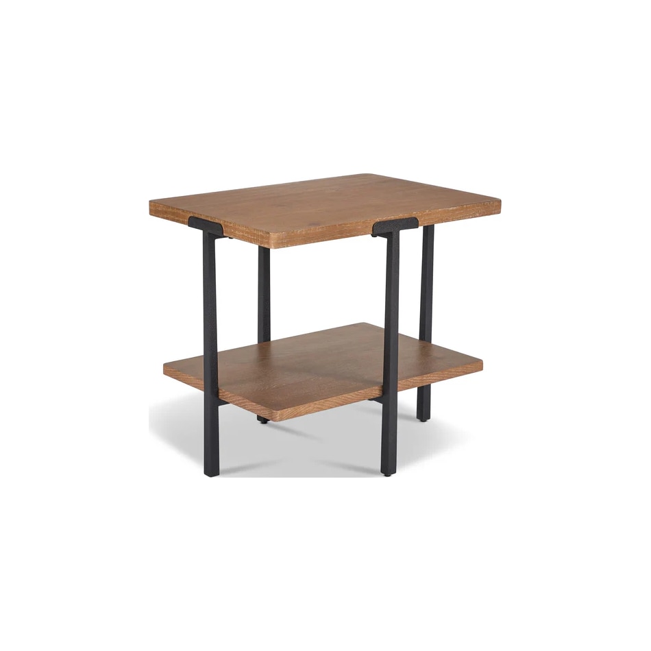 flxd brown end table mlw  