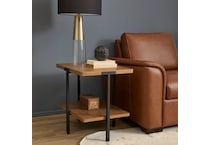 flxd brown end table mlw  