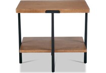 flxd brown end table mlw  