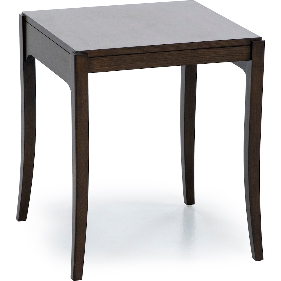 flxd brown end table slv  