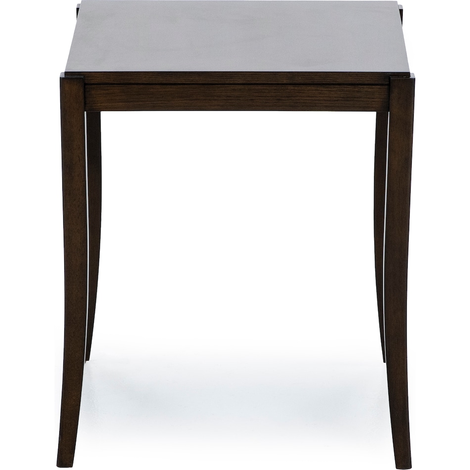 flxd brown end table slv  