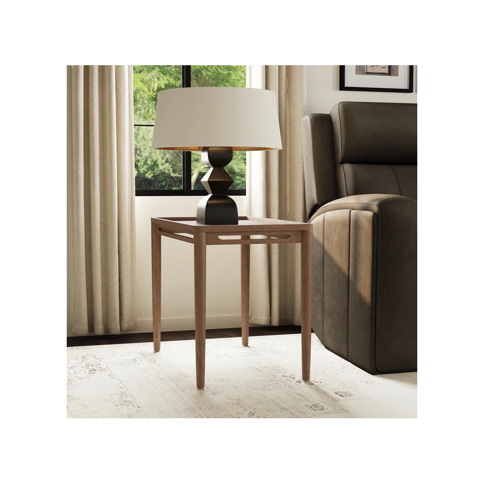 flxd brown end table vrn  