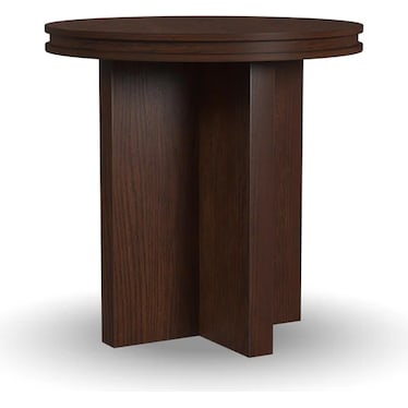 Flexsteel Waterfall Round End Table
