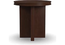 flxd brown end table wrf  