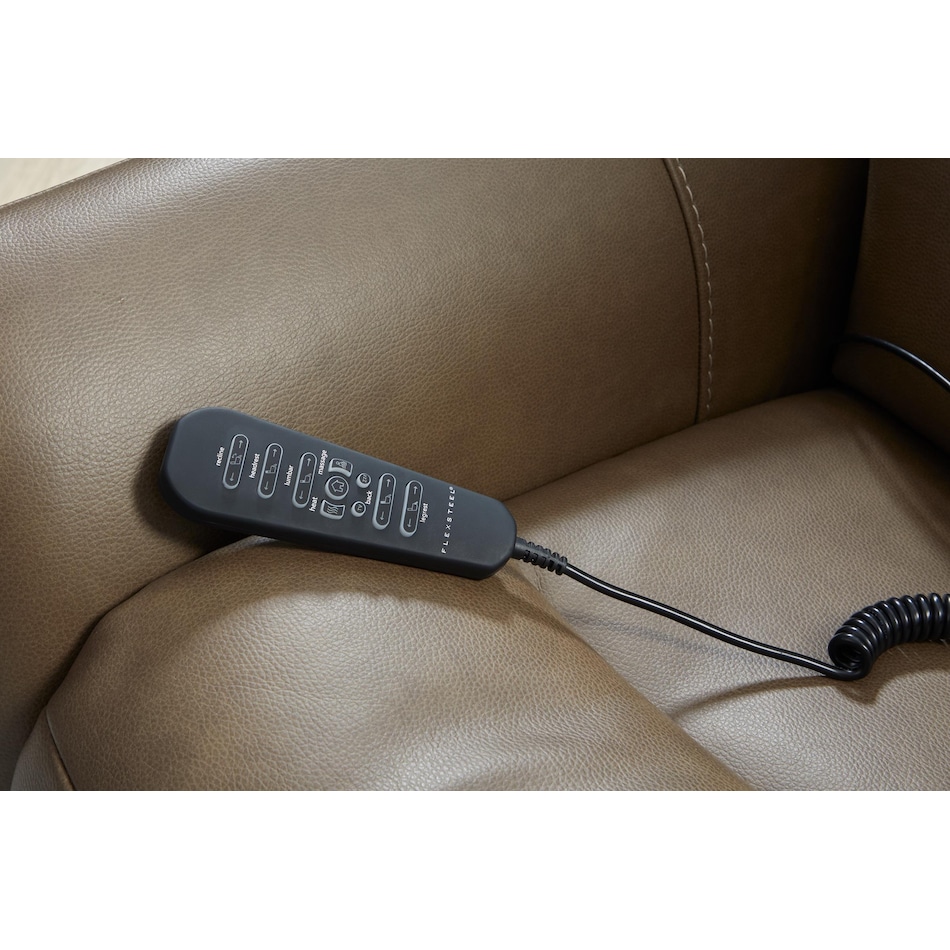 flxd brown recliner   