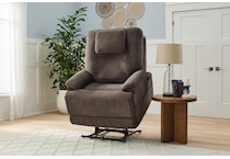 flxd brown recliner   