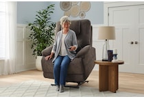 flxd brown recliner   