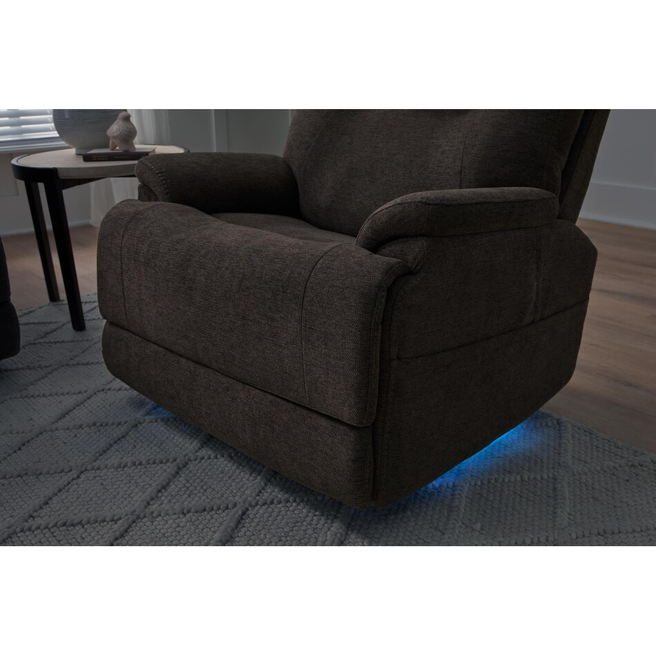 flxd brown recliner   
