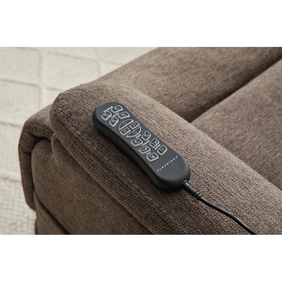 flxd brown recliner   