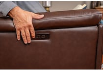 flxd brown recliner mto  