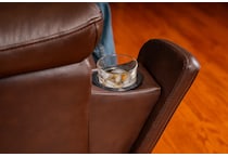 flxd brown recliner mto  