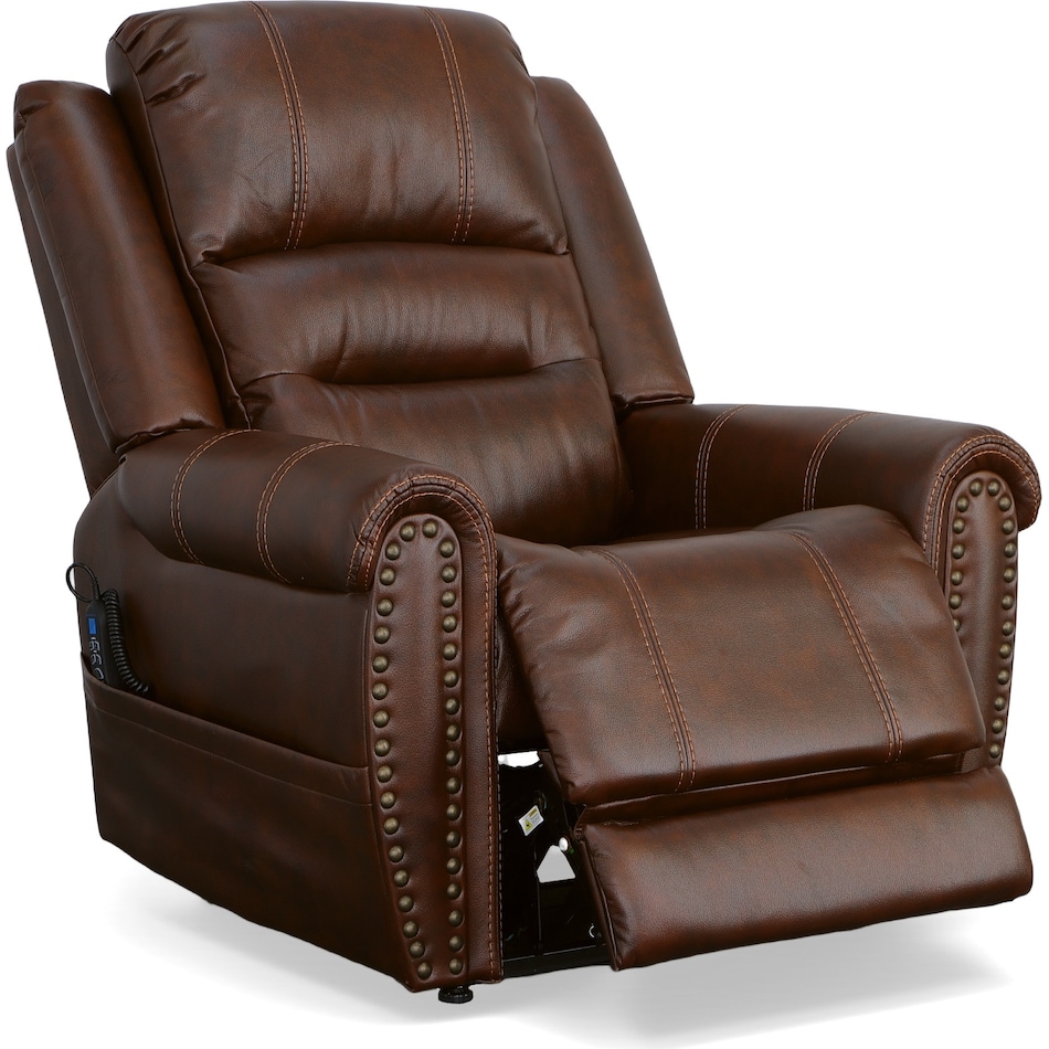 flxd brown recliner   