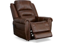 flxd brown recliner   