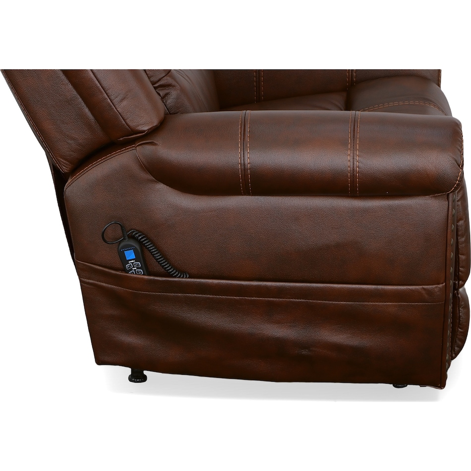 flxd brown recliner   