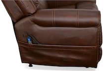 flxd brown recliner   