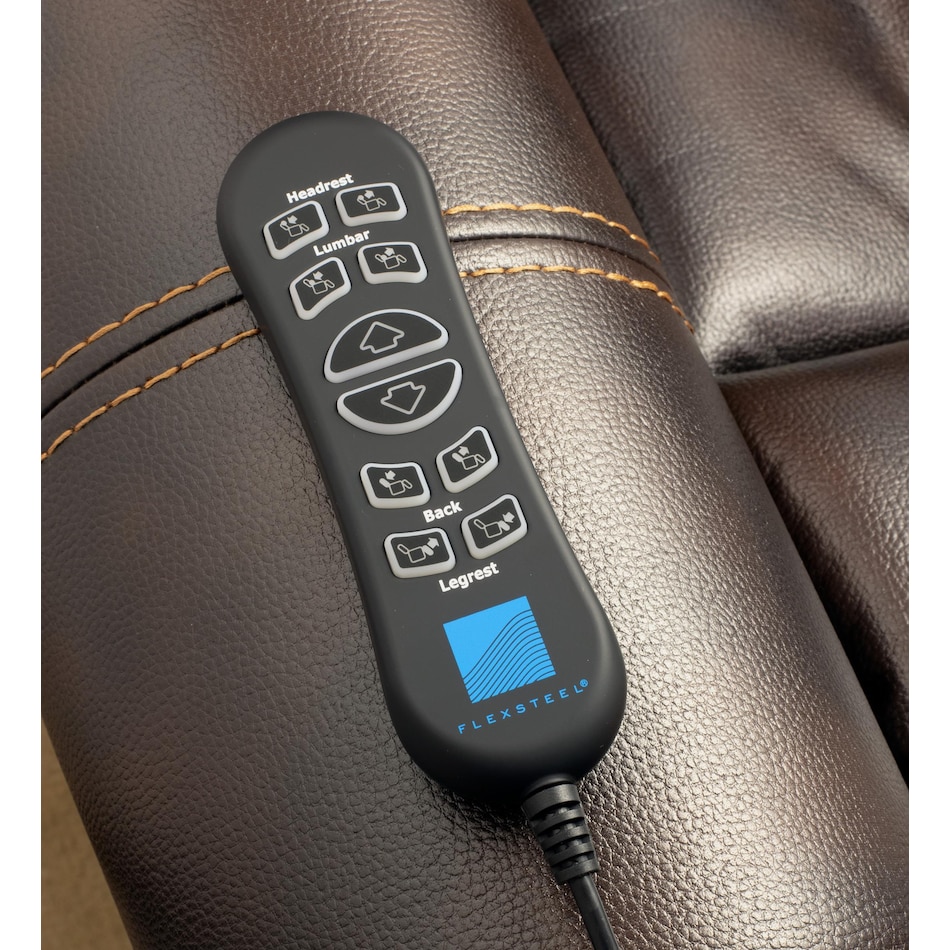 flxd brown recliner   