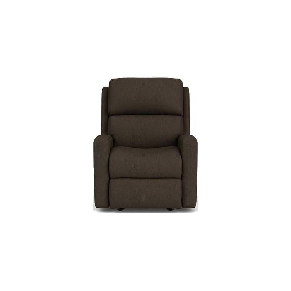 flxd brown recliner   