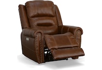 flxd brown recliner   