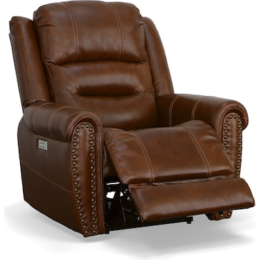 Oscar Leather Fully Loaded Recliner