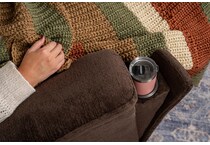 flxd brown recliner mto  