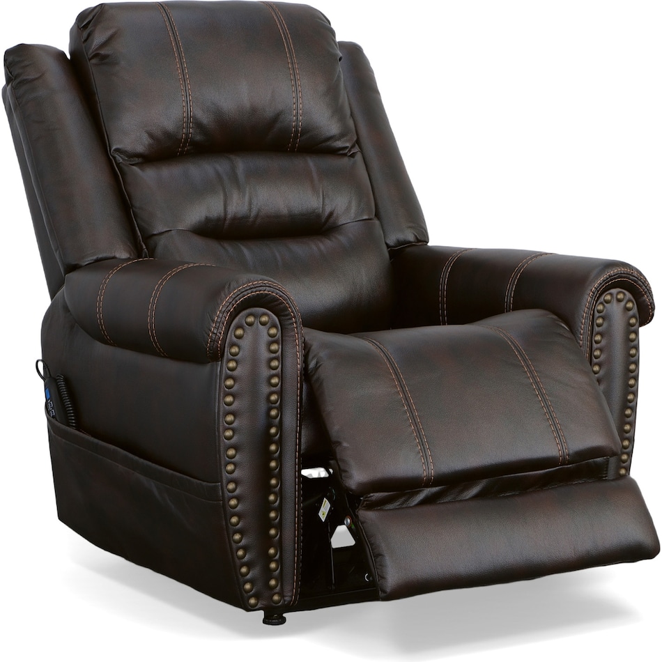 flxd brown recliner   