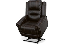 flxd brown recliner   