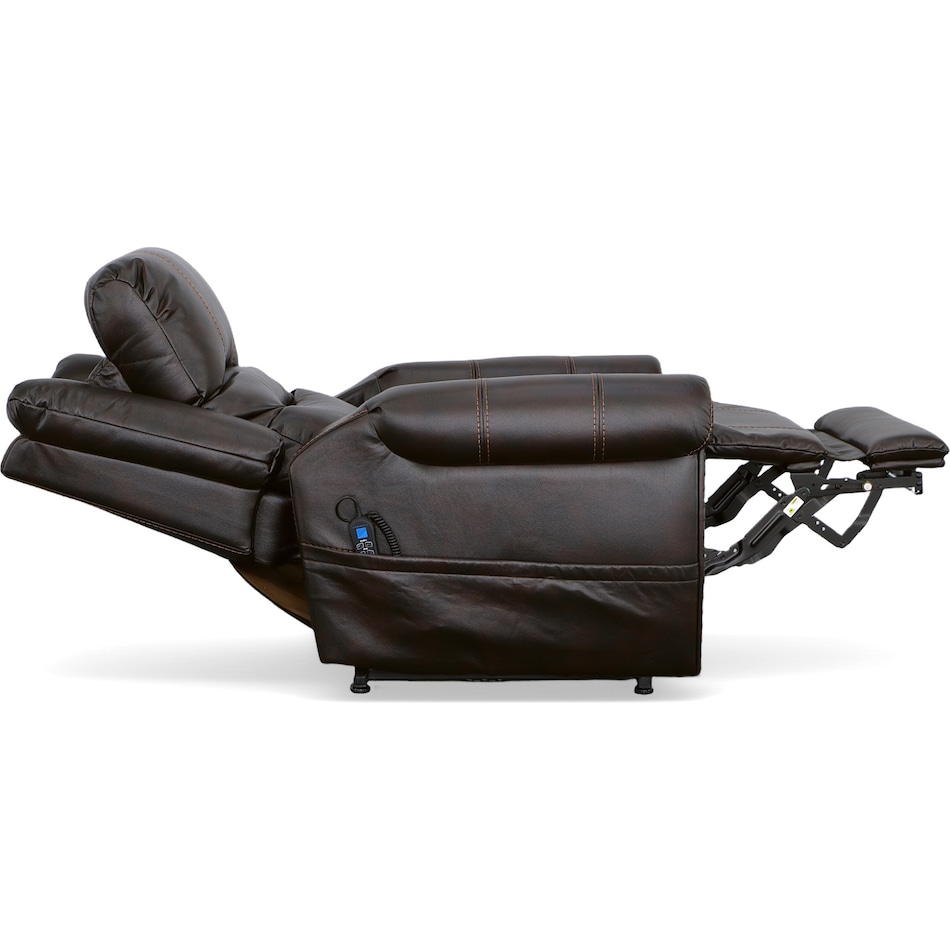 flxd brown recliner   