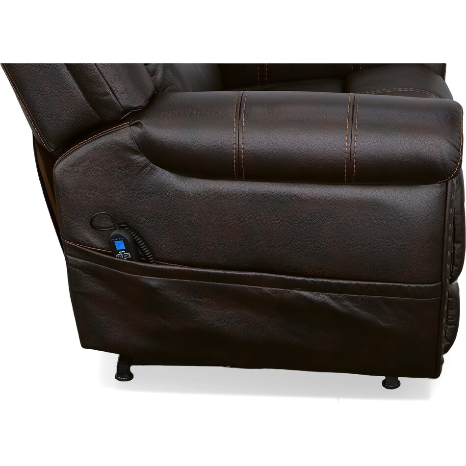 flxd brown recliner   