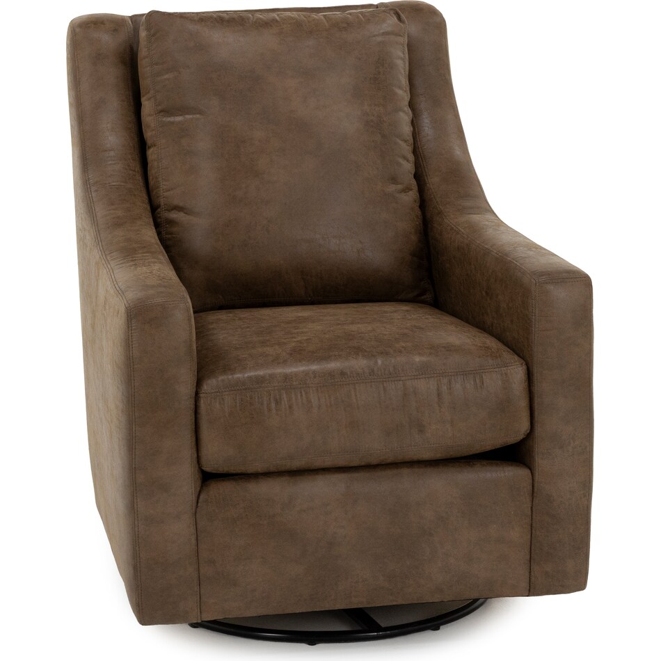 flxd brown swivel chair z  