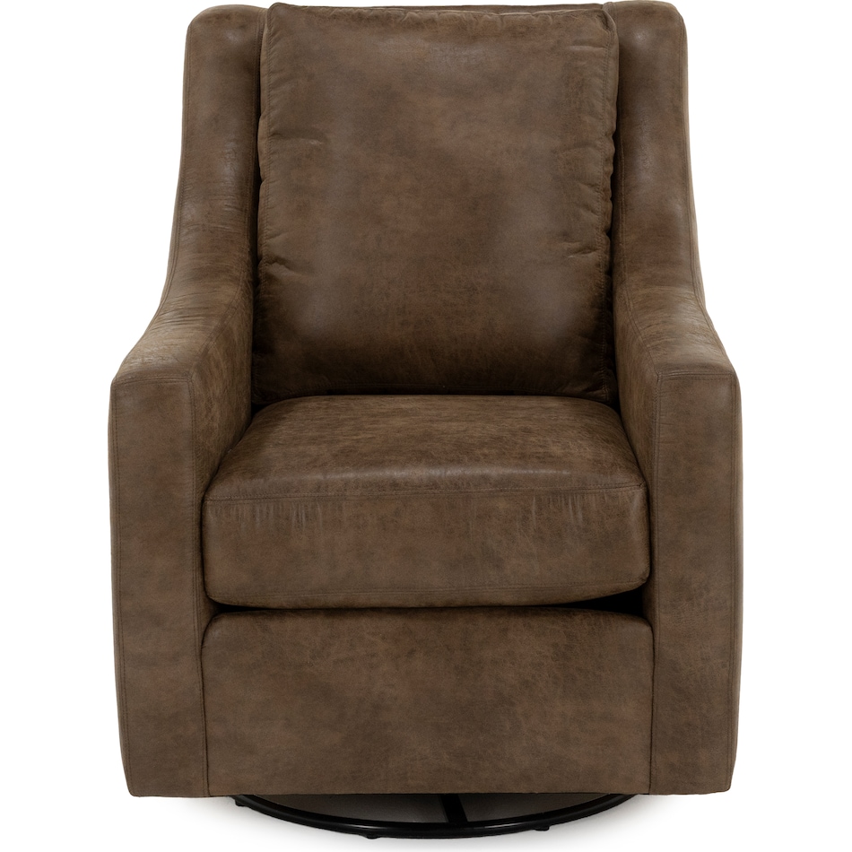 flxd brown swivel chair z  