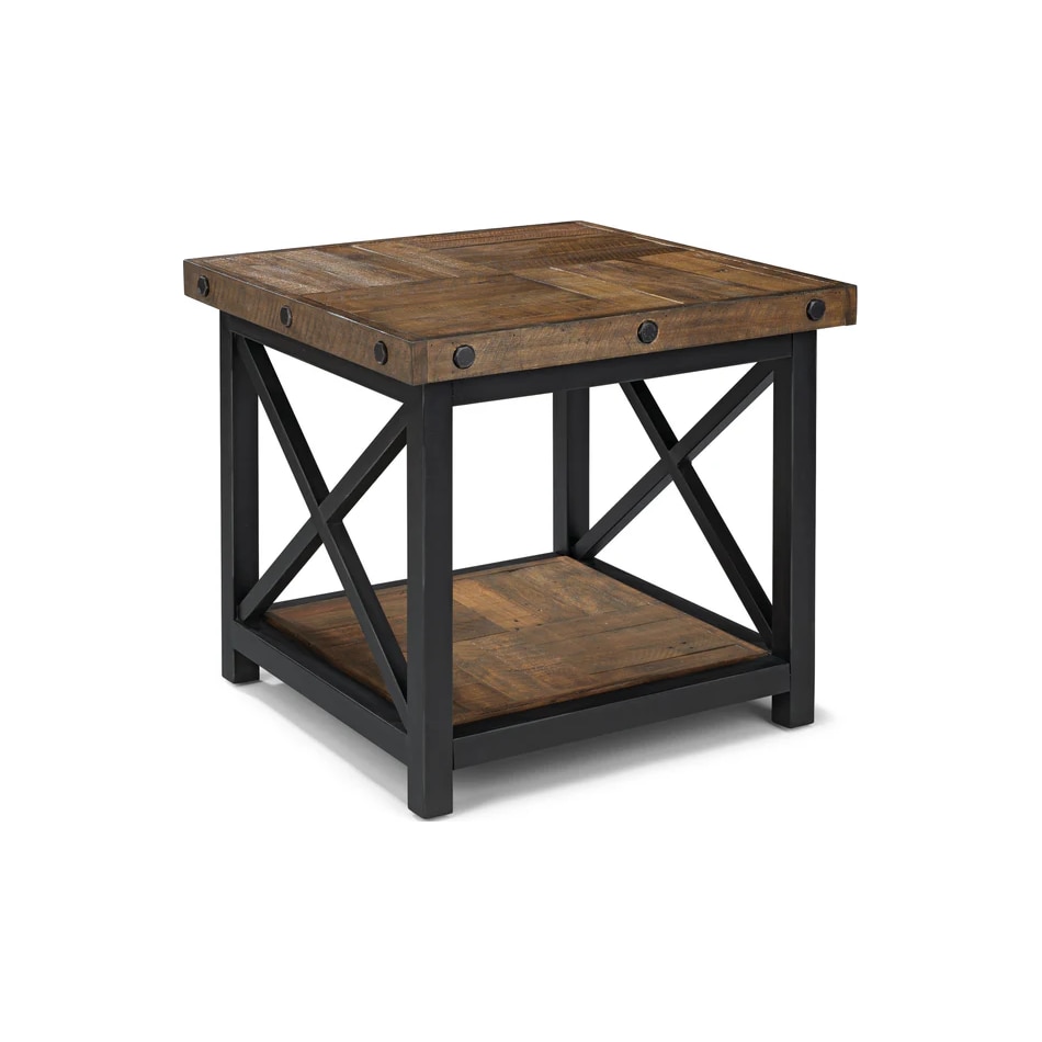 flxd dark brown   exposed bolt heads chairside table crp  