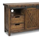 flxd dark brown   exposed bolt heads console crp  