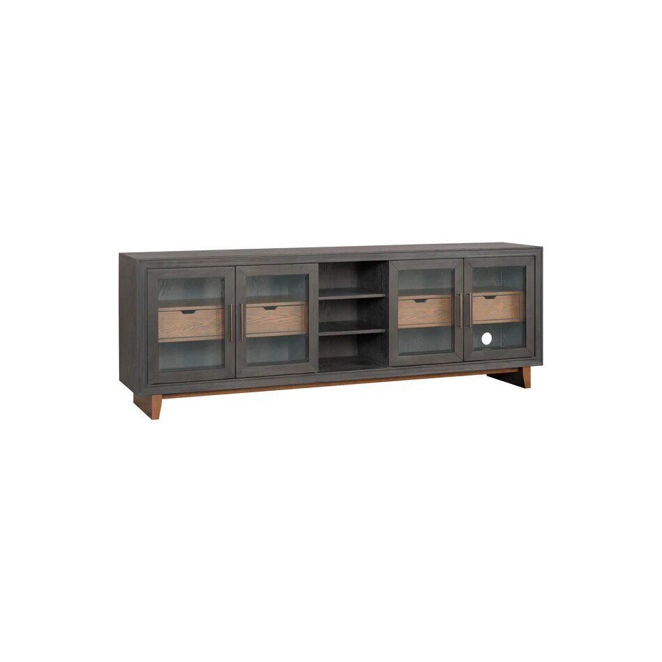 flxd ebony and natural oak console wrf  
