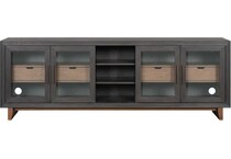 flxd ebony and natural oak console wrf  