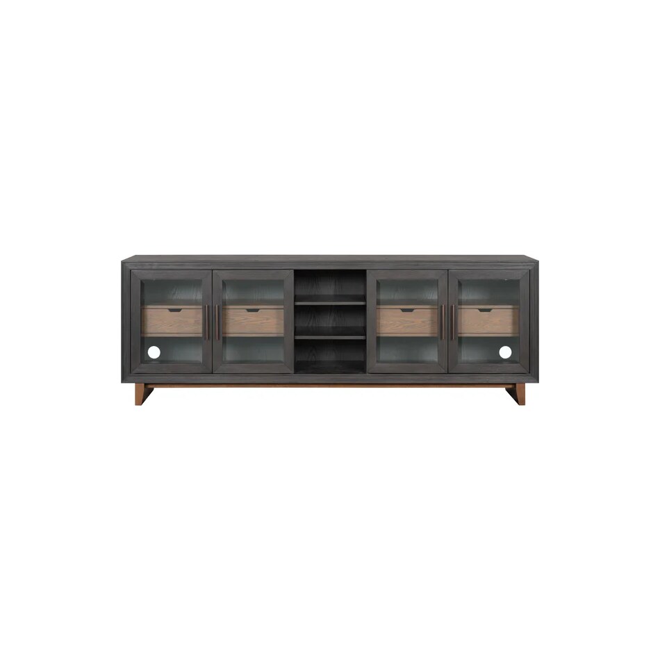 flxd ebony and natural oak console wrf  