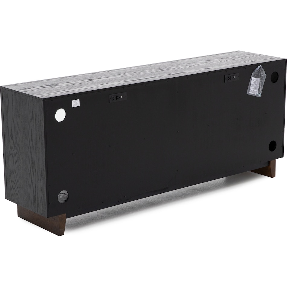 flxd ebony and natural oak console wrf  