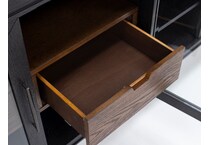flxd ebony and natural oak console wrf  