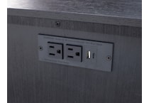 flxd ebony and natural oak console wrf  