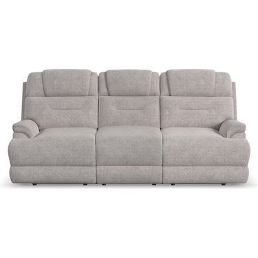 Zofa Fully Loaded Sleep Reclining Sofa With Drop Down Table, Heat and Massage
