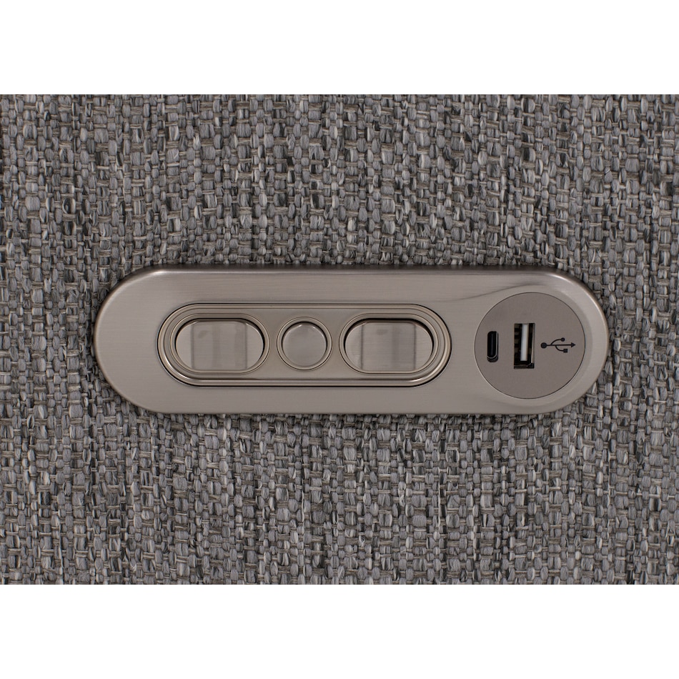 flxd grey recliner   