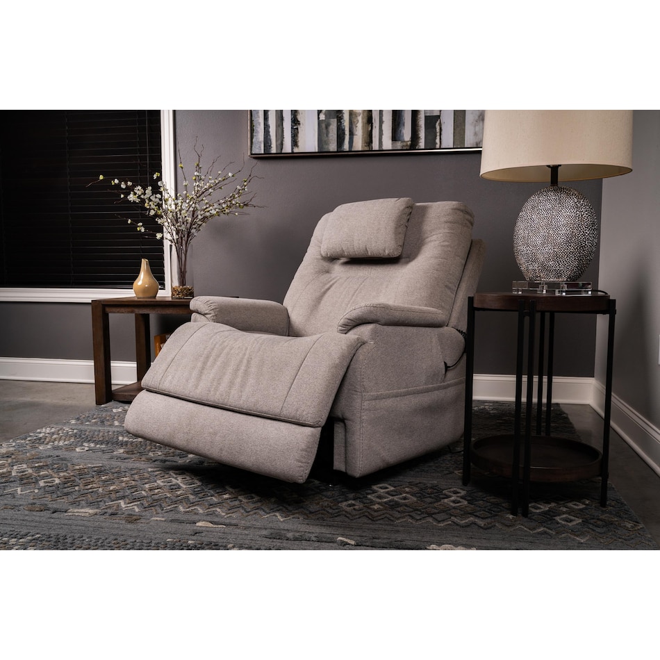 flxd grey recliner   