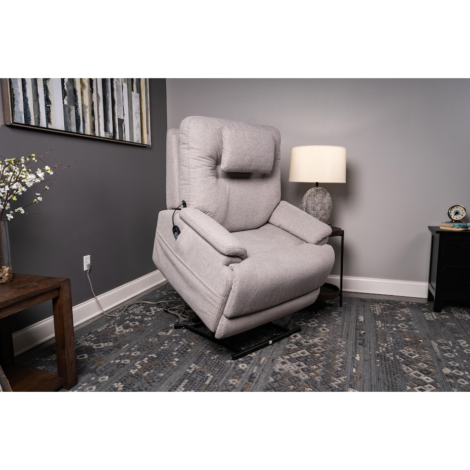 flxd grey recliner   