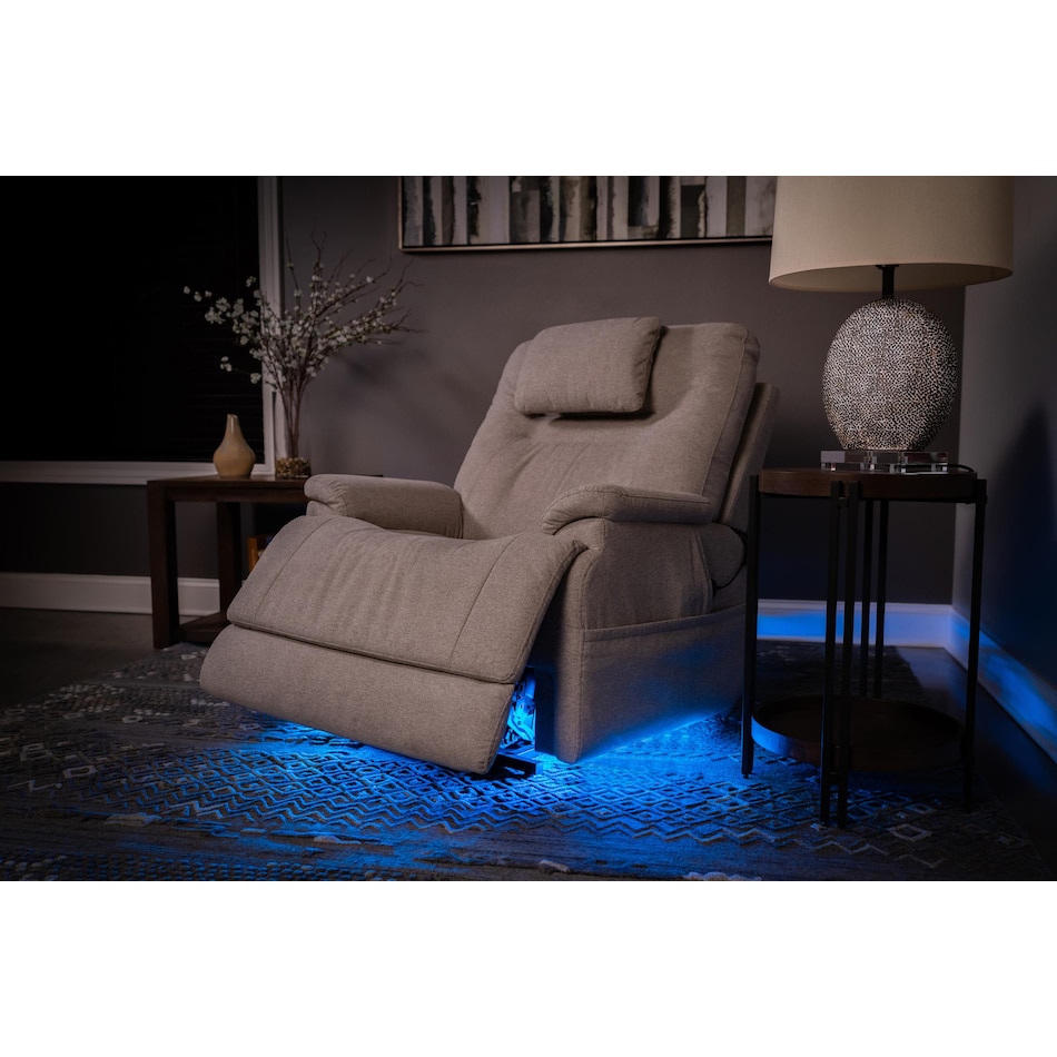 flxd grey recliner   